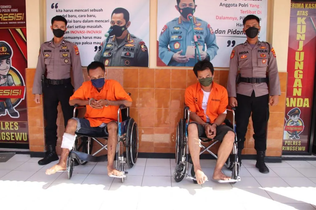 Tim Buser Polres Pringsewu Tembak Kaki Maling