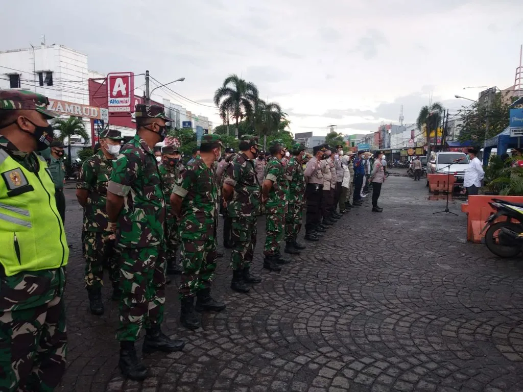 Polsek Bantargebang bersama Tiga Pilar Gelar Apel Gabungan Pengamanan Nataru