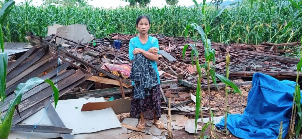 Angin Puting Beliung Mengamuk, 1 Rumah Rusak Berat, 10 Rumah Rusak Ringan