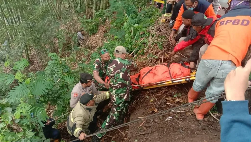 Truk Fuso Naas Nyungsep Ke Jurang, Sopir Tewas Seketika