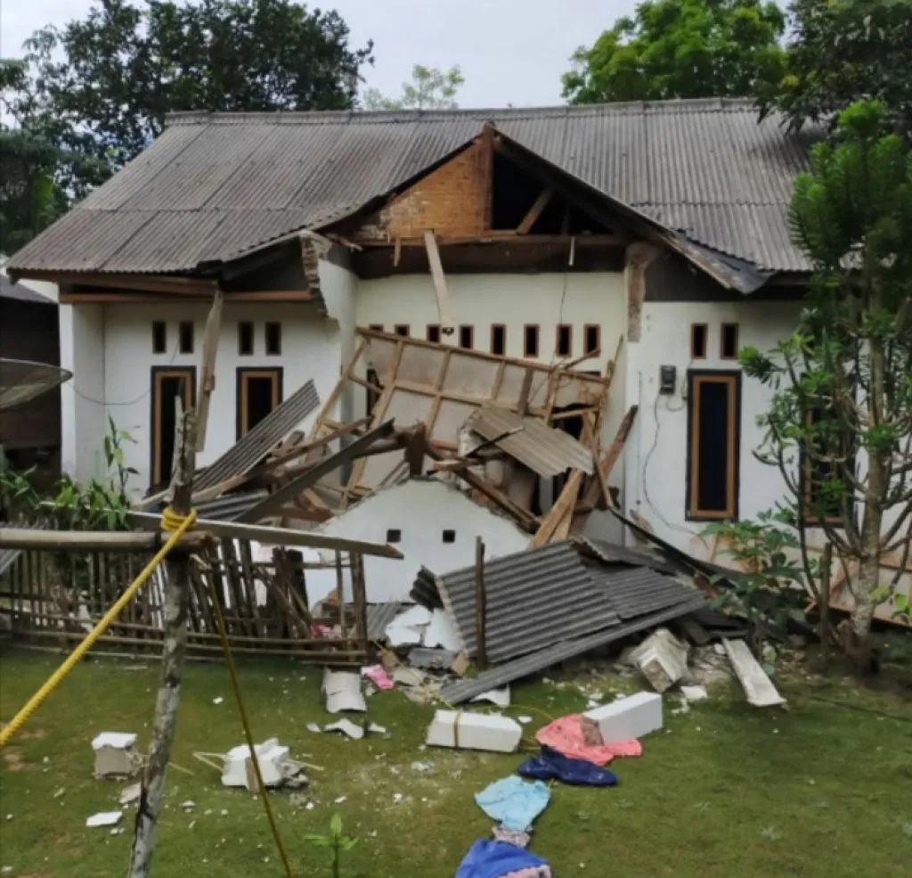 1.378 Rumah Terdampak Gempabumi M 6,6 Banten