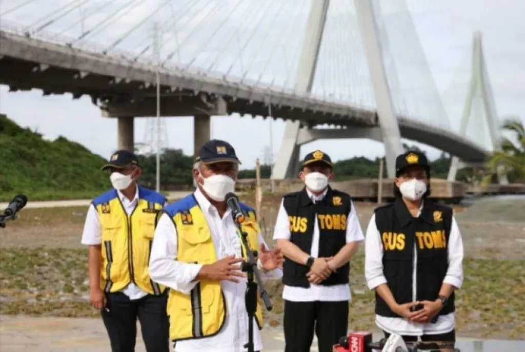 Jembatan Pulau Balang Selesai Dibangun dengan Dana SBSN