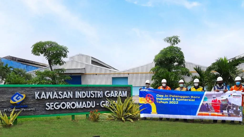 Layanan Gas Bumi Subholding Gas Pertamina Jatim ke PT Garam, Efisien hingga 30%