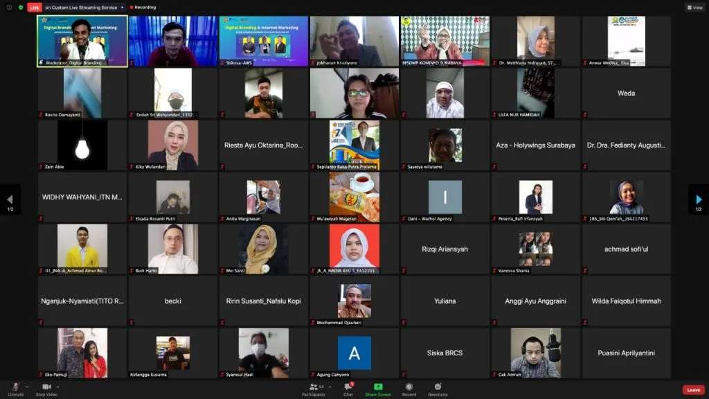 BPSDMP Kominfo dan Stikosa-AWS Beri Pelatihan Marketing Media Digital