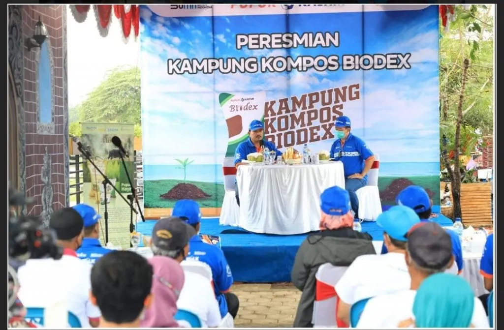 Pupuk Kaltim Kerjasama Dengan Pemkot Madiun Resmikan Kampung Kompos Biodex