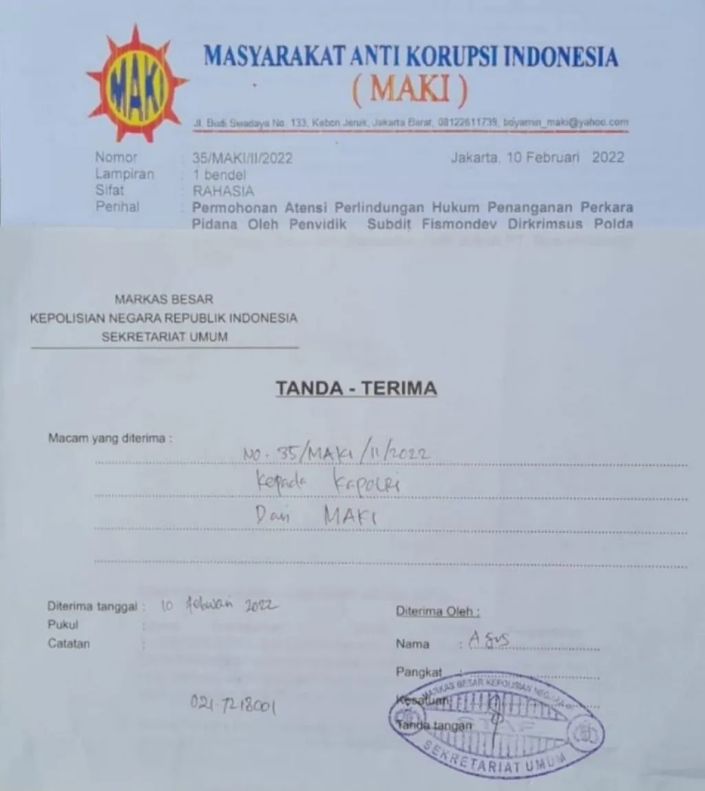 Diduga Garong Tambang Ilegal, MAKI Minta Kapolri Tangkap Aktor PT BEP