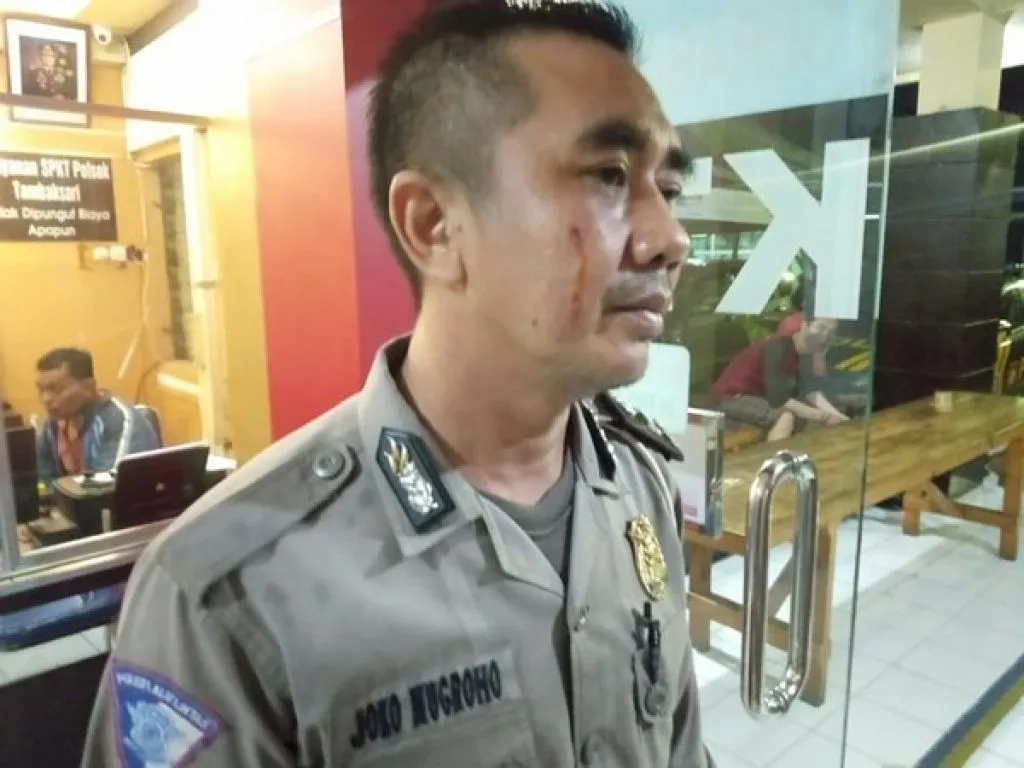 Empat Anggota Polsek Tambaksari Babak Belur saat Amankan Motor