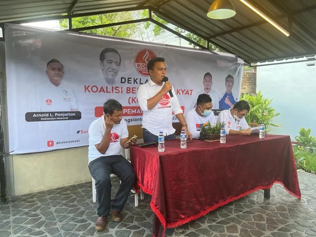 KOBAR Deklarasi Dukungan Jokowi 3 Periode