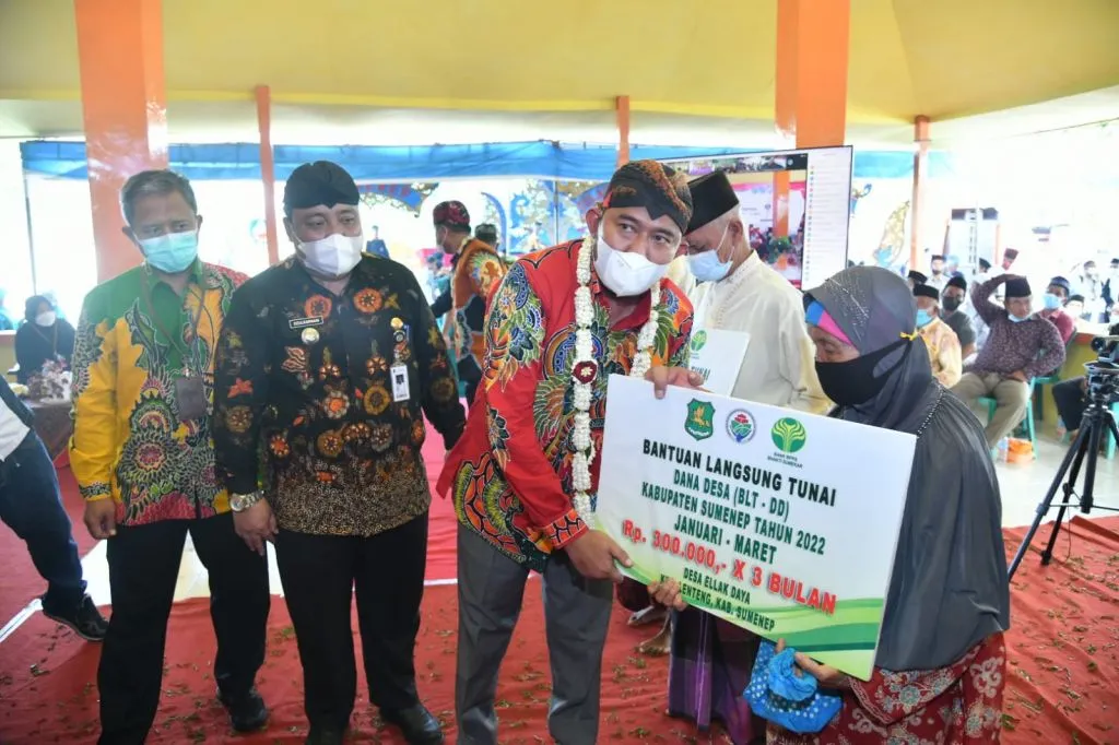 Launching BLT DD se-Sumenep, Bupati Fauzi: Manfaatkan Sebaik Mungkin