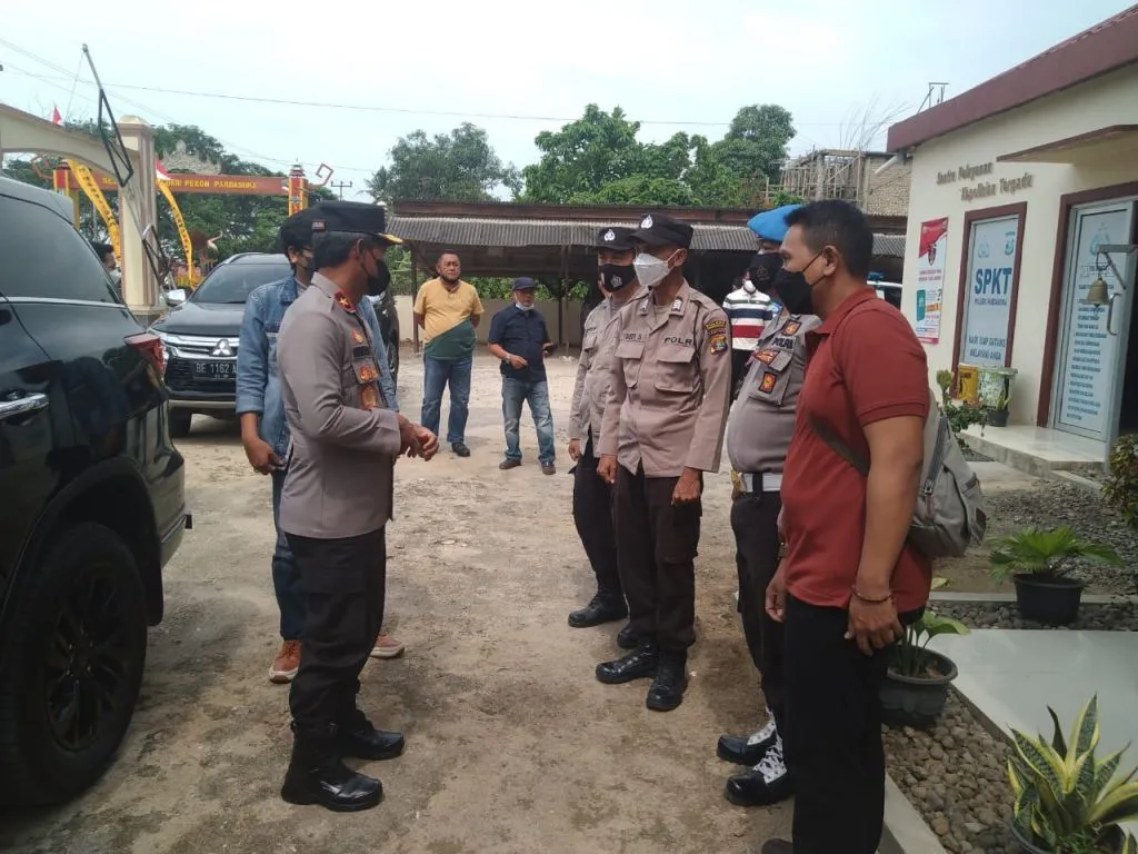 Mengejutkan, Wakapolda Lampung Kunjungan Dadakan ke Mapolsek Pardasuka