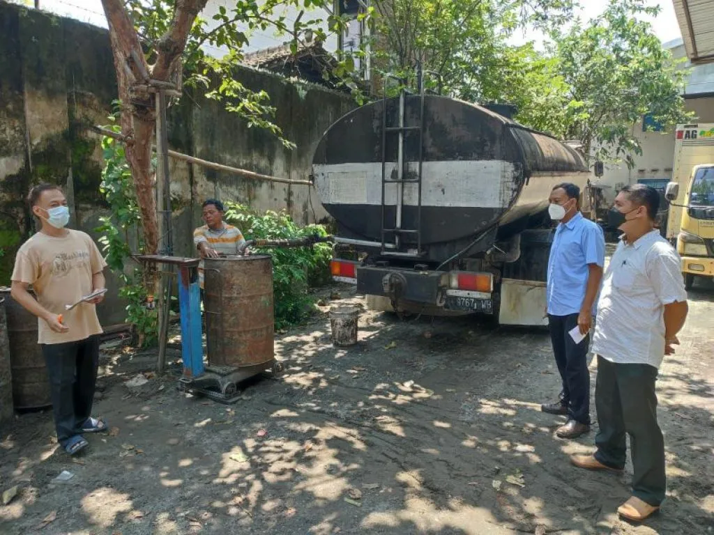 Satgas Pangan Polres Blitar Kota Pantau Pendistribusian Minyak Goreng Curah