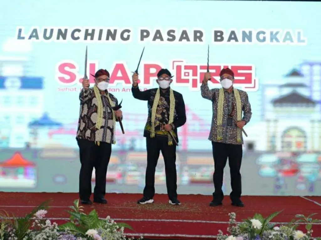 Bank Jatim Suport Penggunaan QRIS di Pasar Bangkal Sumenep