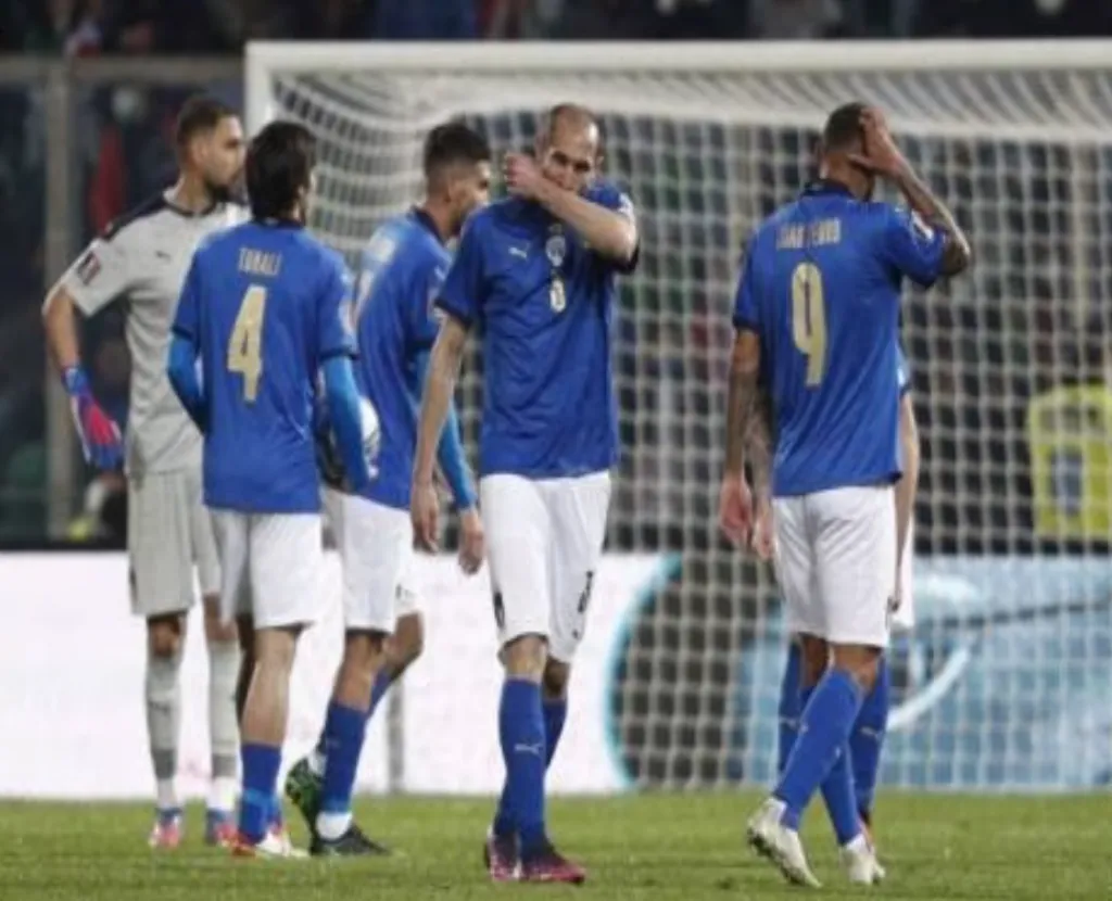 Tragis, Dua Kali Berturut-turut Italia Absen Piala Dunia
