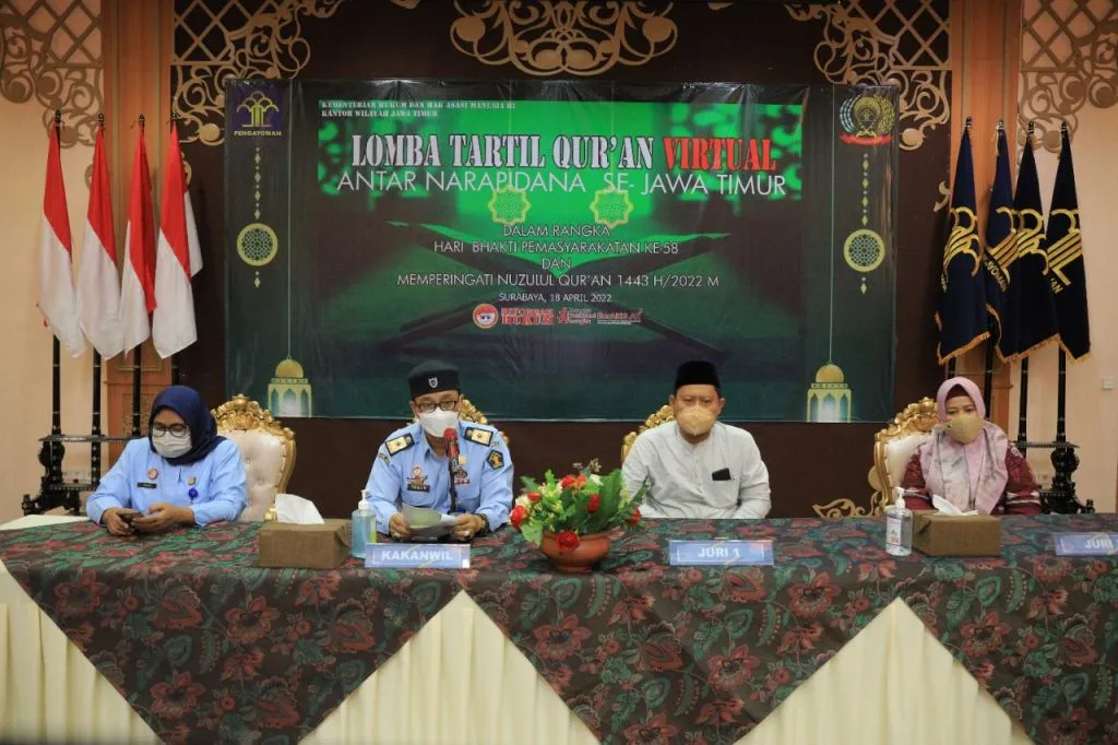 Peringati Nuzulul Quran, Puluhan WBP Di Jatim Berlomba Lantunkan Ayat Suci