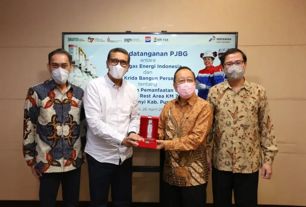 Subholding Gas Pertamina Salurkan Gaslink Di Rest Area Km 72A