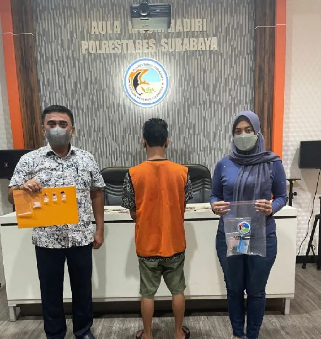 Ranjau Sabu, Warga Gubeng Klingsingan Diriingkus Polisi