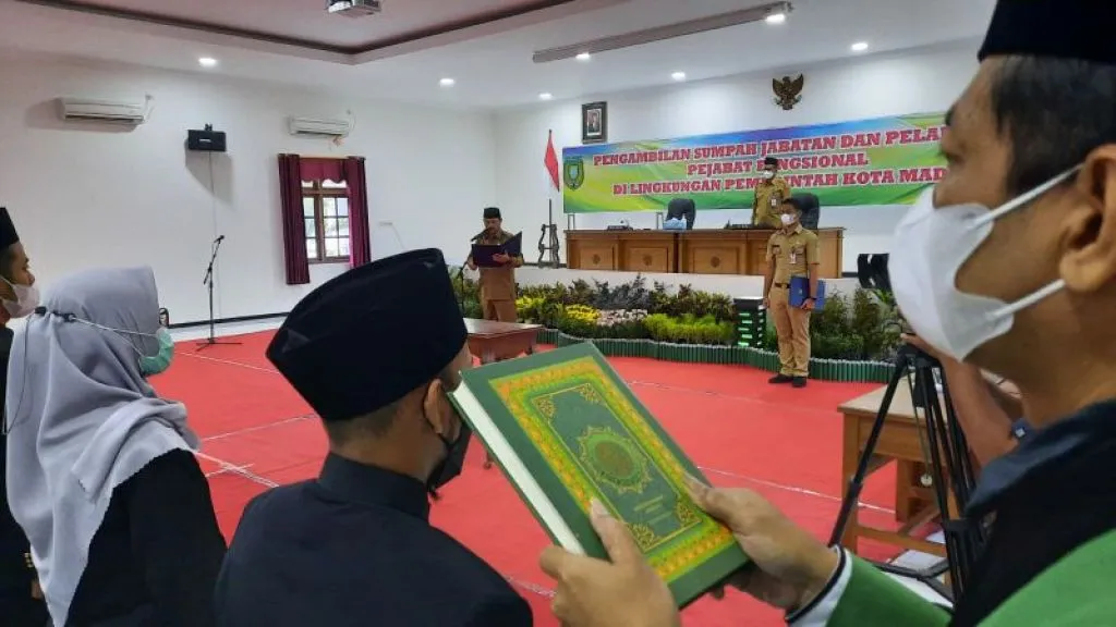 Walikota Madiun Lantik 73 Pejabat Fungsional