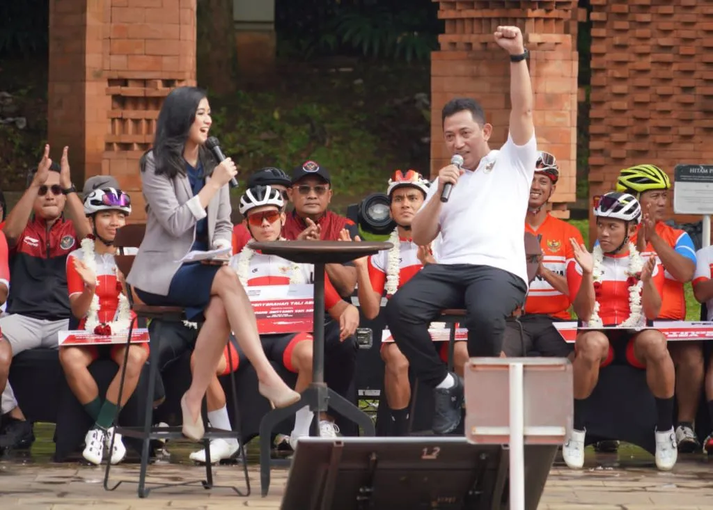 Sambut Kemenangan Atlet Sepeda Sea Games, Kapolri: Kita Harus Kembangkan