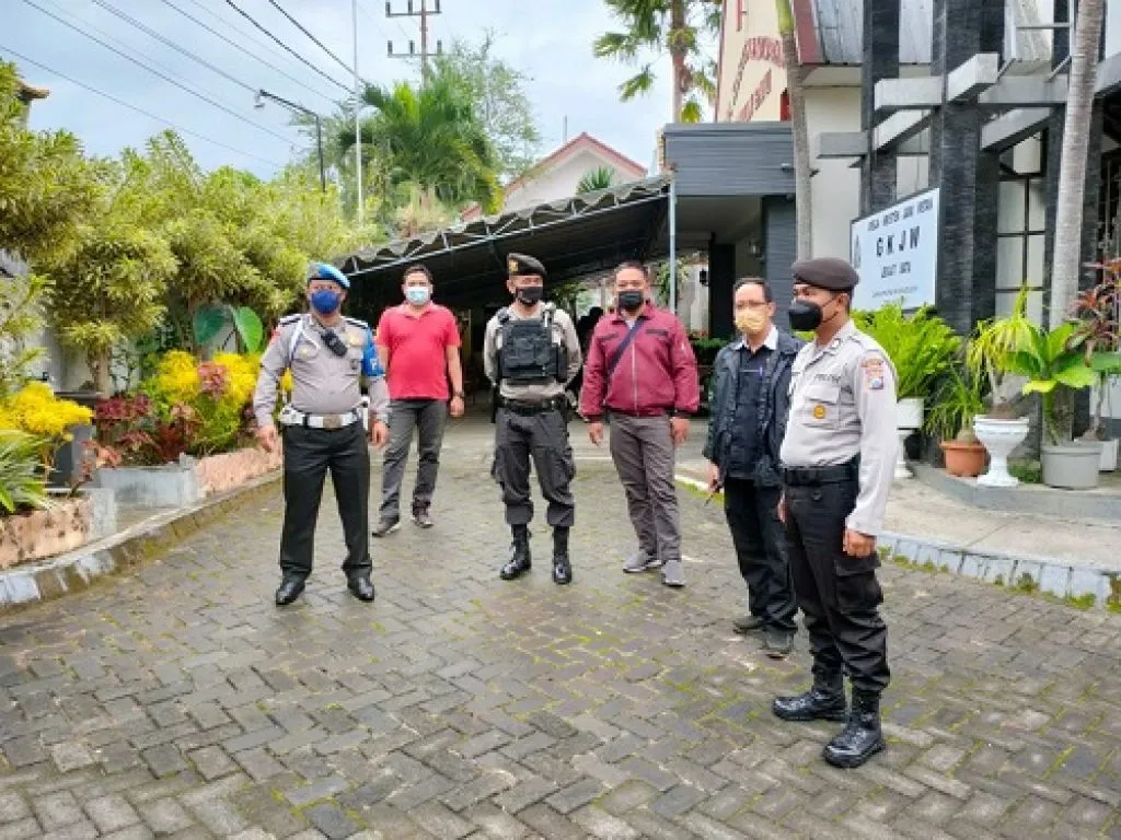Peringatan Kenaikan Isa Al-Masih, Gereja di Kota Batu Dijaga Ketat Polisi