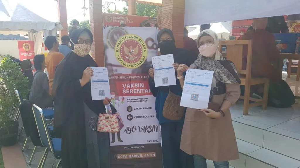 BIN Kembali Gelar Vaksin di Lapak Bundaran Serayu