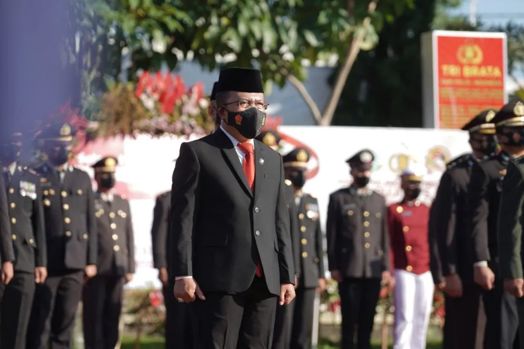 Wakil Wali Kota bersama Forkopimda Hadiri HUT Bhayangkara ke-76