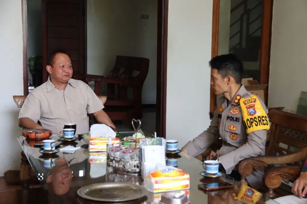 Kapolres Batu Silahturahmi dengan Ketua MPC Pemuda Pancasila Kota Batu