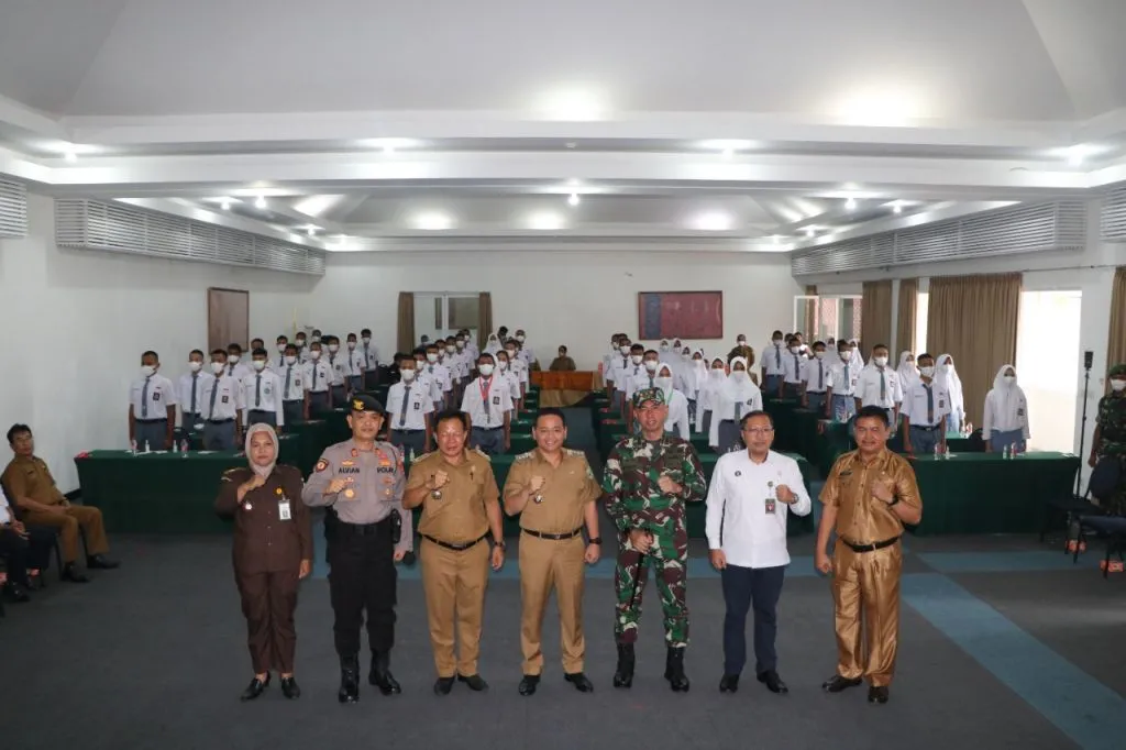 PJ Bupati Muara Enim Resmi Buka Diklat Paskibraka Tahun 2022