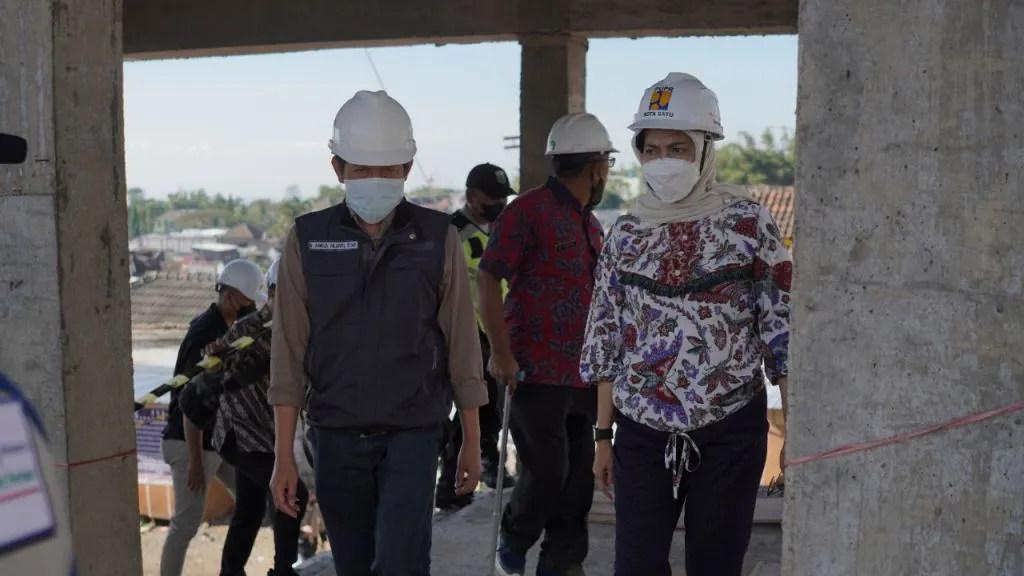 Wali Kota Batu Sidak Melihat Progress Pembangunan Pasar Induk Kota Batu