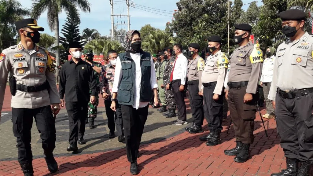 Polres Batu Terjunkan 302 Personil Gabungan Pada Pilkades Serentak