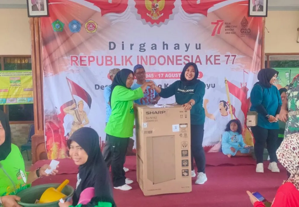 Desa Semambung Wonoayu Gelar Jalan Sehat