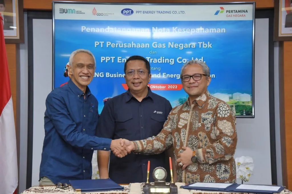PGN dan PPT Energy Trading Akselerasi Komersialisasi LNG