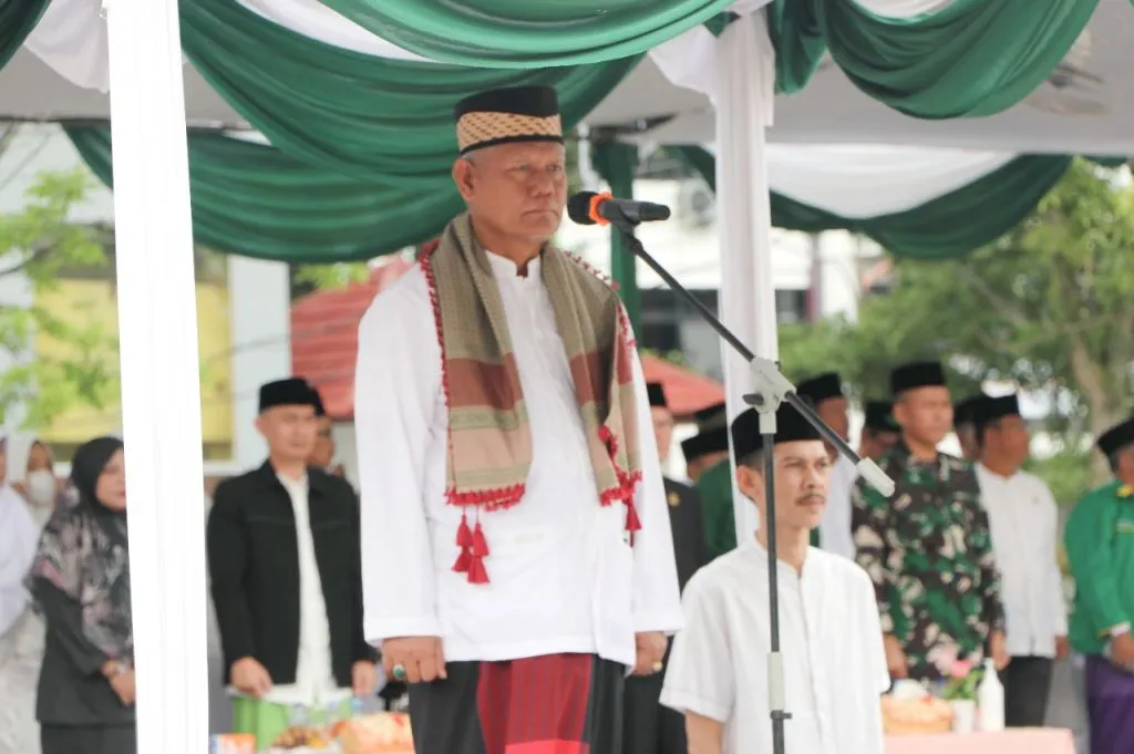 Pj. Sekda Pimpin Upacara Peringatan Hari Santri Nasional ke-8 Tahun 2022
