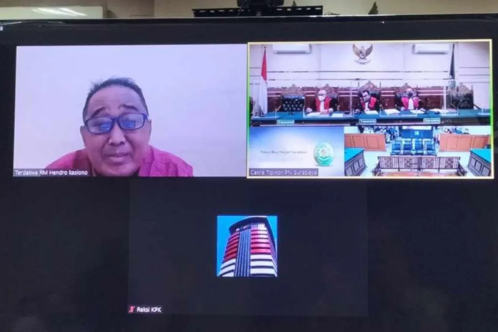 Hendro Kasiono Oknum Pengacara yang Suap Hakim Itong Divonis 4 Tahun Penjara
