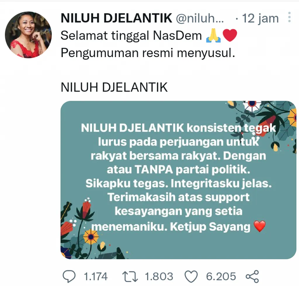 Partainya Capreskan Anies, Kader Nasdem Ini Langsung Nyatakan Mundur