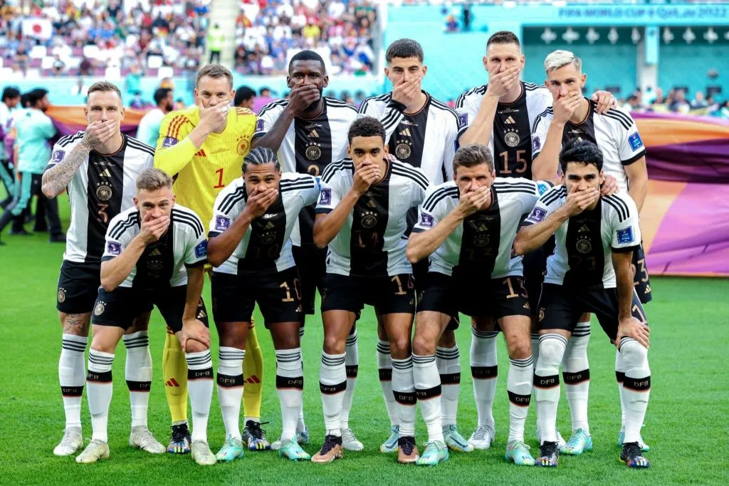 Promosikan One Love dengan Aksi Tutup Mulut, Jerman malah Kalah One Two