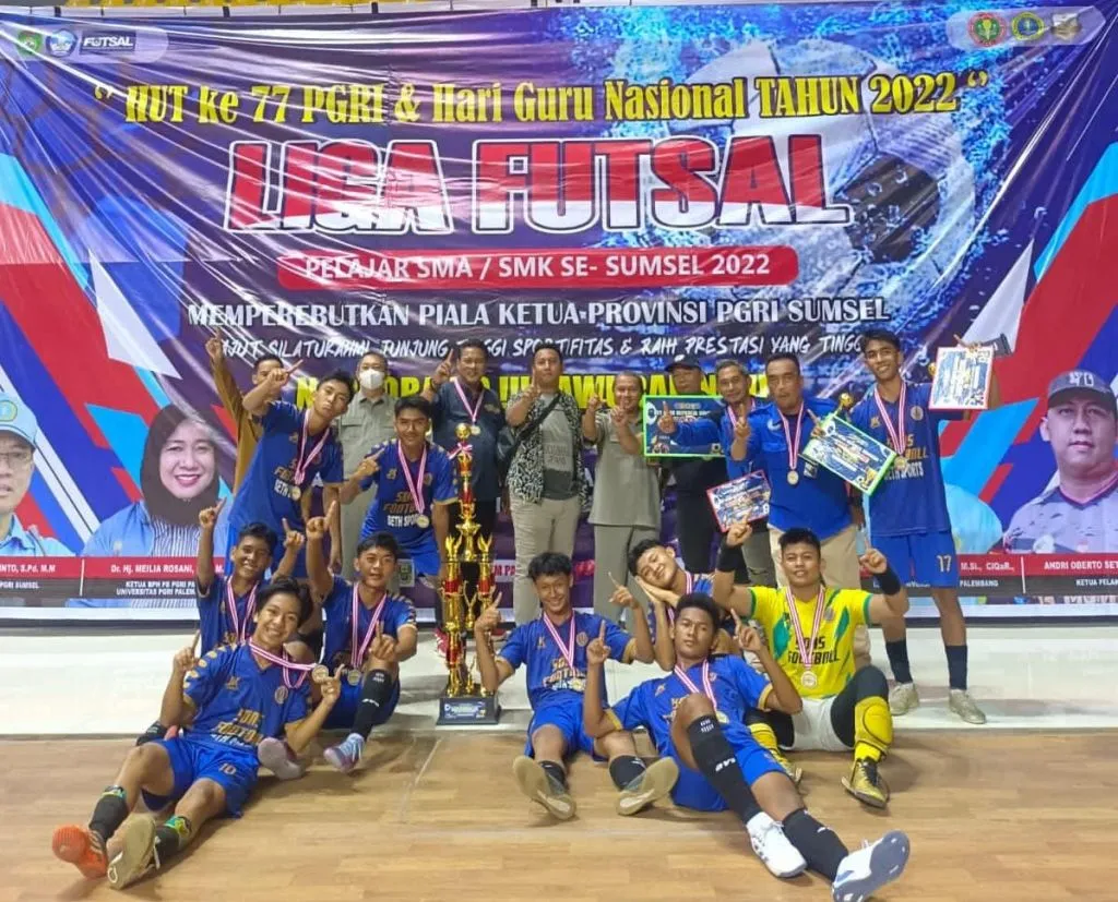 Sekolah Olahraga Negeri Sriwijaya Berprestasi di Ajang Liga Futsal