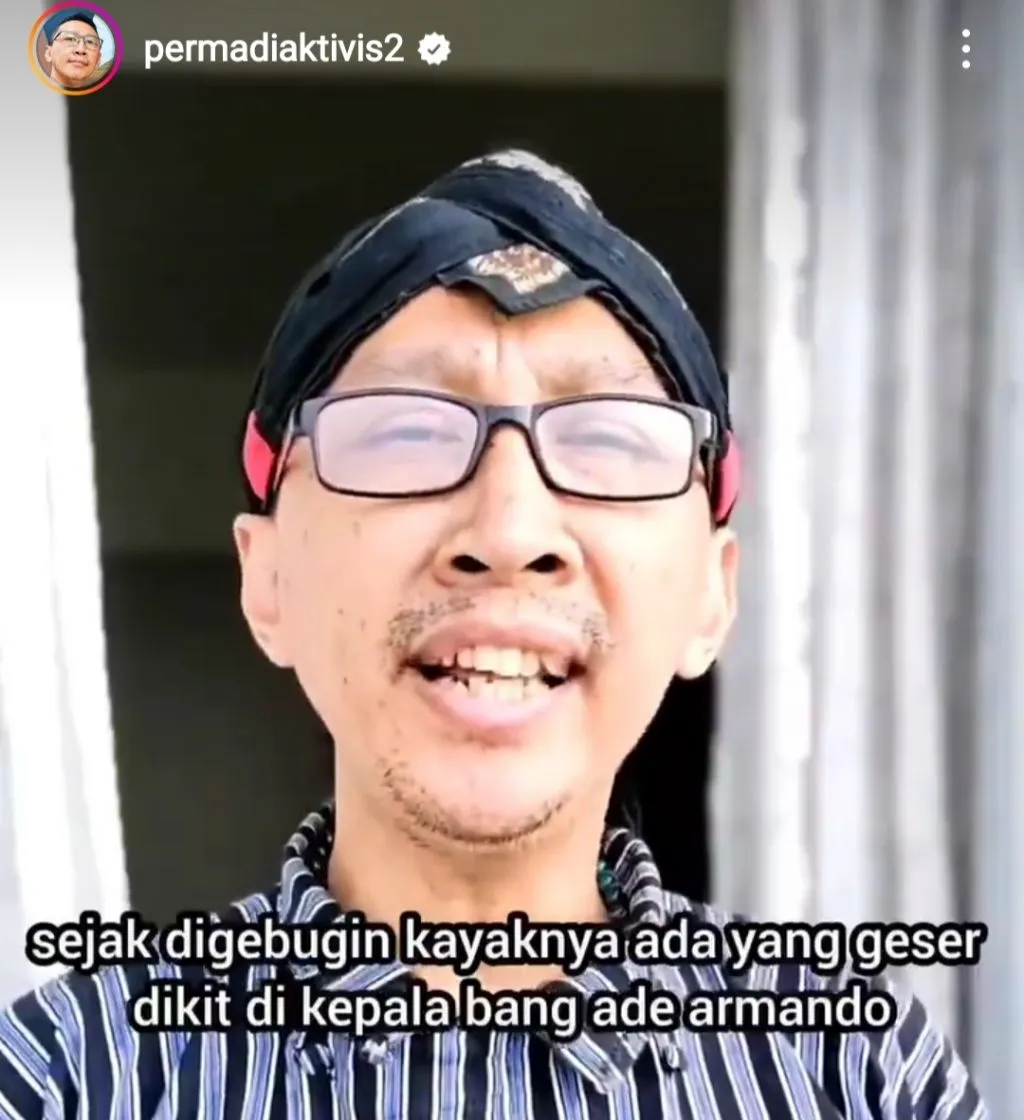 Abu Janda: Abis Digebukin, Otaknya Ade Armando Geser'