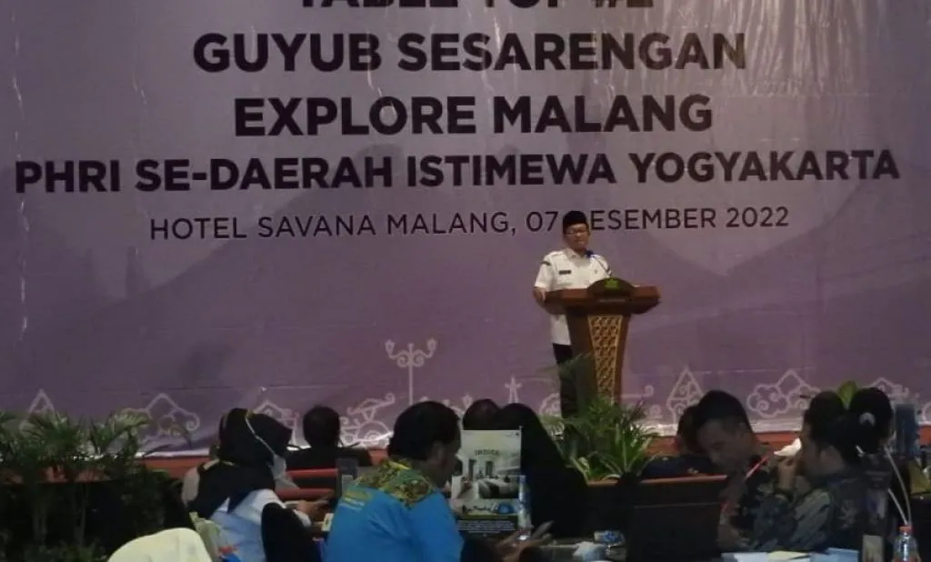 Table Top Guyub Rukun Sesarengan PHRI DIY di Malang Disambut Hangat Wali Kota Sutiaji