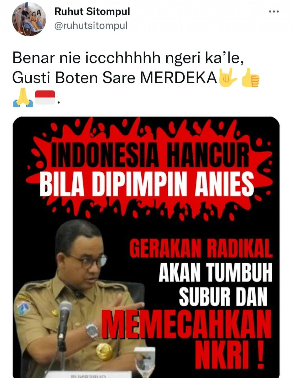 Terus Menyerang Anies, Demokrat Prihatin pada Ruhut