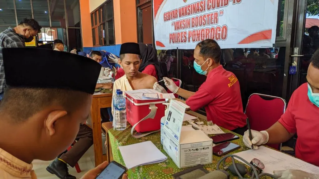 Vaksin Booster Capai 24 Persen, Ponorogo Naik 4 Peringkat Se-Jatim
