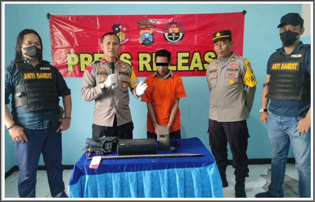 Polisi Amankan 1 Orang Pelaku Pembobolan Alfamart di Surabaya