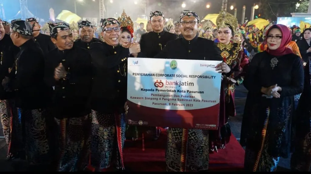 Bank Jatim Bantu Pembangunan Landmark Simpang 4 Kota Pasuruan