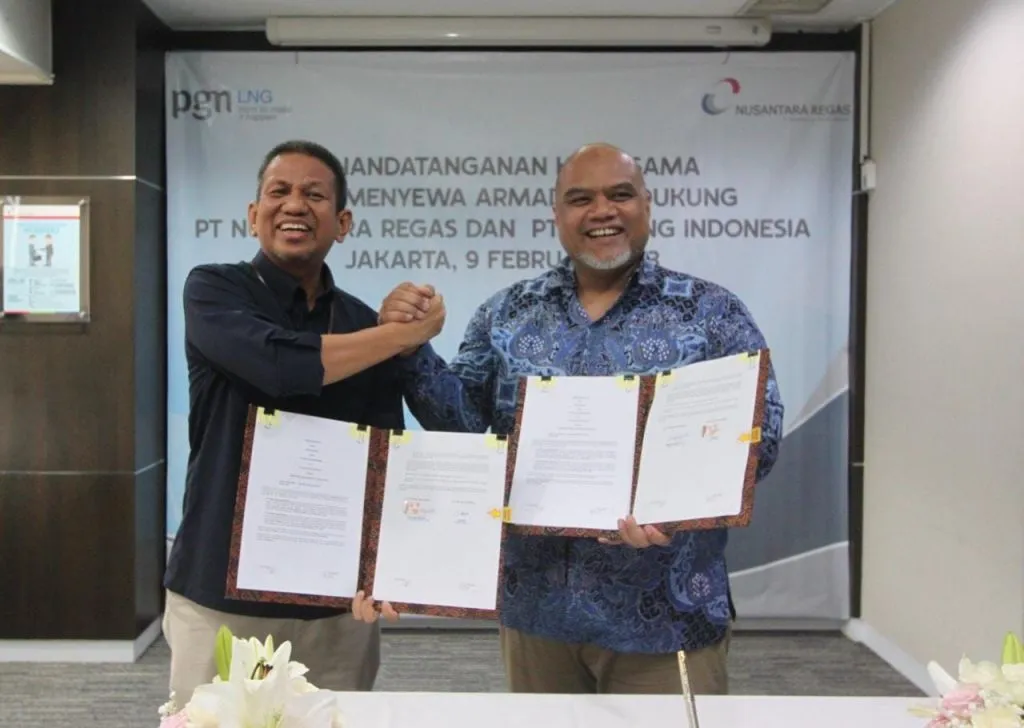 Nusantara Regas dan PGN LNG Kerjasama Penyediaan Armada Kapal LNG
