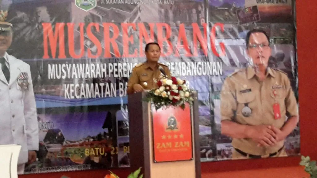 Camat Batu Pertanyakan Kemiskinan Ekstrem di Musrenbang Tingkat Kecamatan Batu