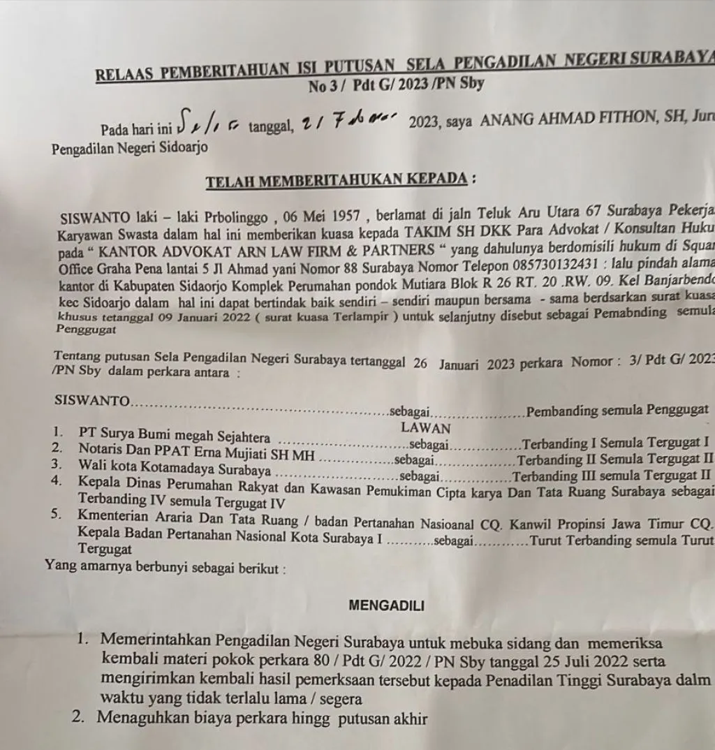 Kuasa Hukum Warga Puncak Permai: Bakal Terungkap Niat Tak Baik Pembuat Perjanjian