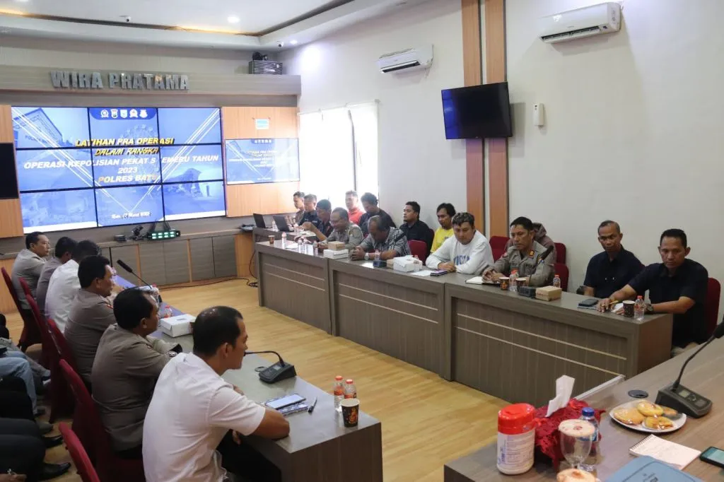 Polres Batu Gelar Pra Operasi Pekat Semeru 2023