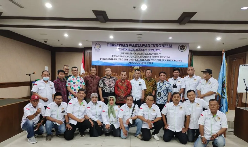 Hermawan Jadi Ketua Pengurus PWI Seksi Hukum Koordinatoriat PN dan Kejari Jakpus