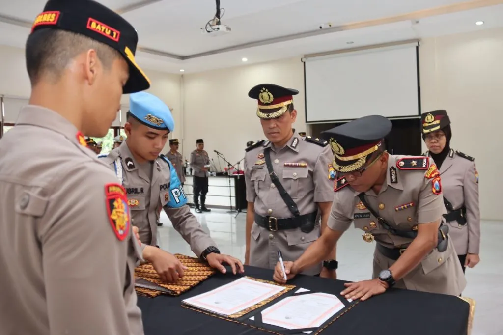 Wakapolres Batu Resmi Dijabat Kompol Jeni Al Jauza dari Polda Jatim