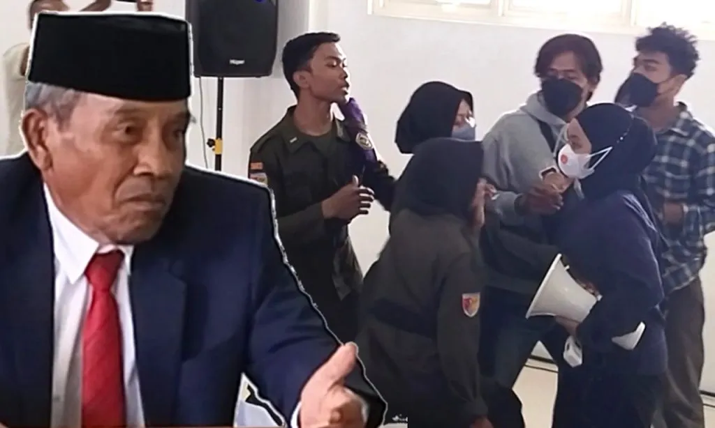Memalukan! Pelantikan Pj Rektor Universitas Islam Lamongan Ricuh