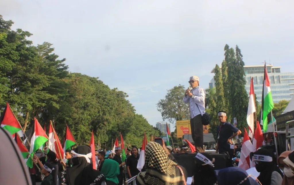 Demo Dukung Palestina Tuntut Referendum Bagi Rakyat Palestina